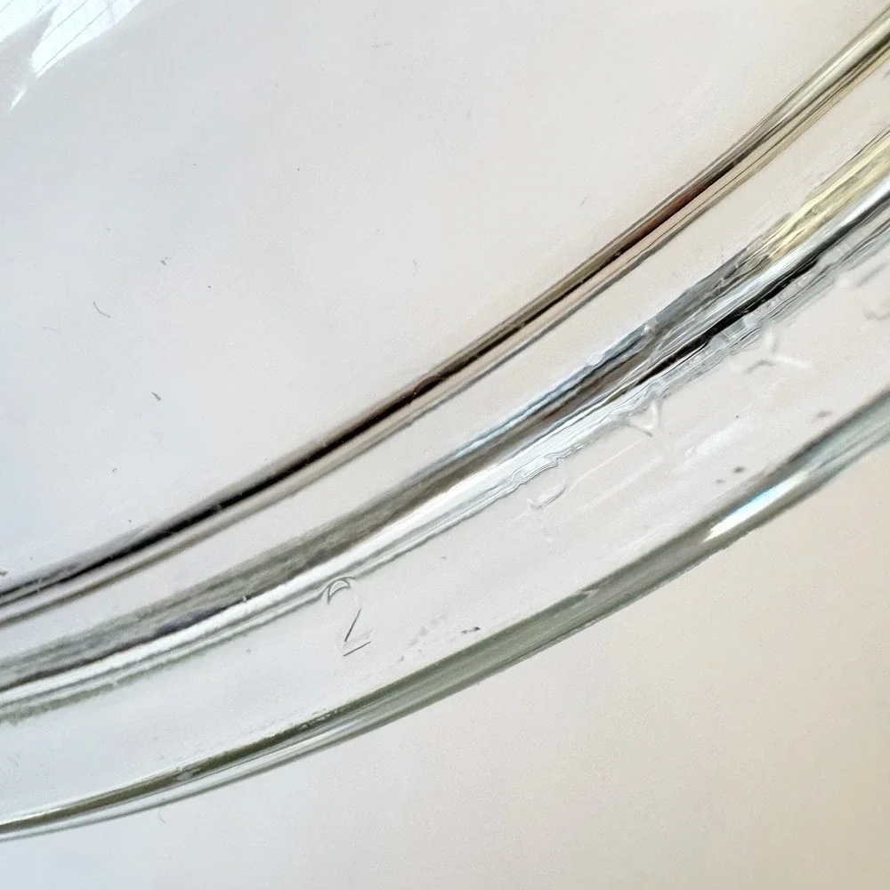 Pyrex G1C Clear Glass Round Replacement Casserole Lid 8.75